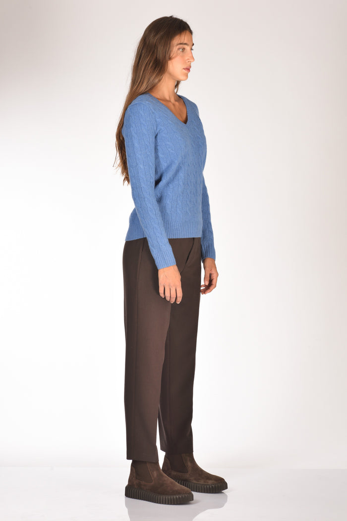 Polo Ralph Lauren Maglia V Polo Azzurro Scuro Donna - 4
