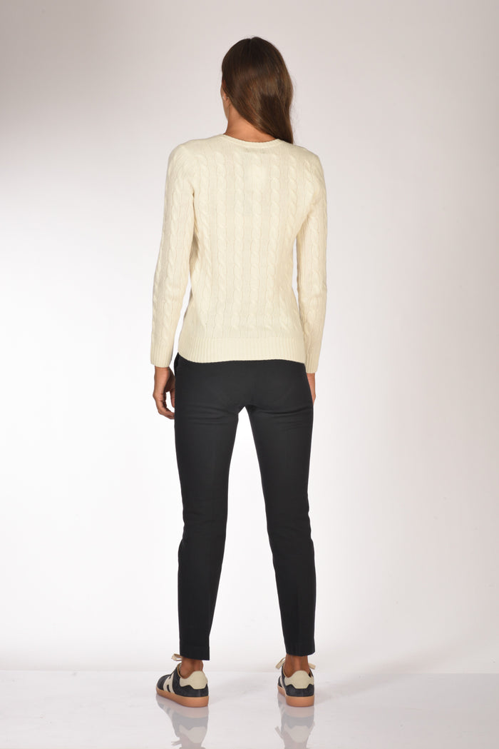 Polo Ralph Lauren Maglia V Polo Bianco Donna - 5