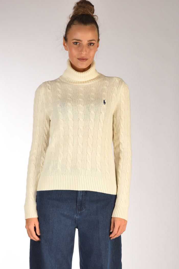 Polo Ralph Lauren Collo Alto Polo Bianco Donna - 2