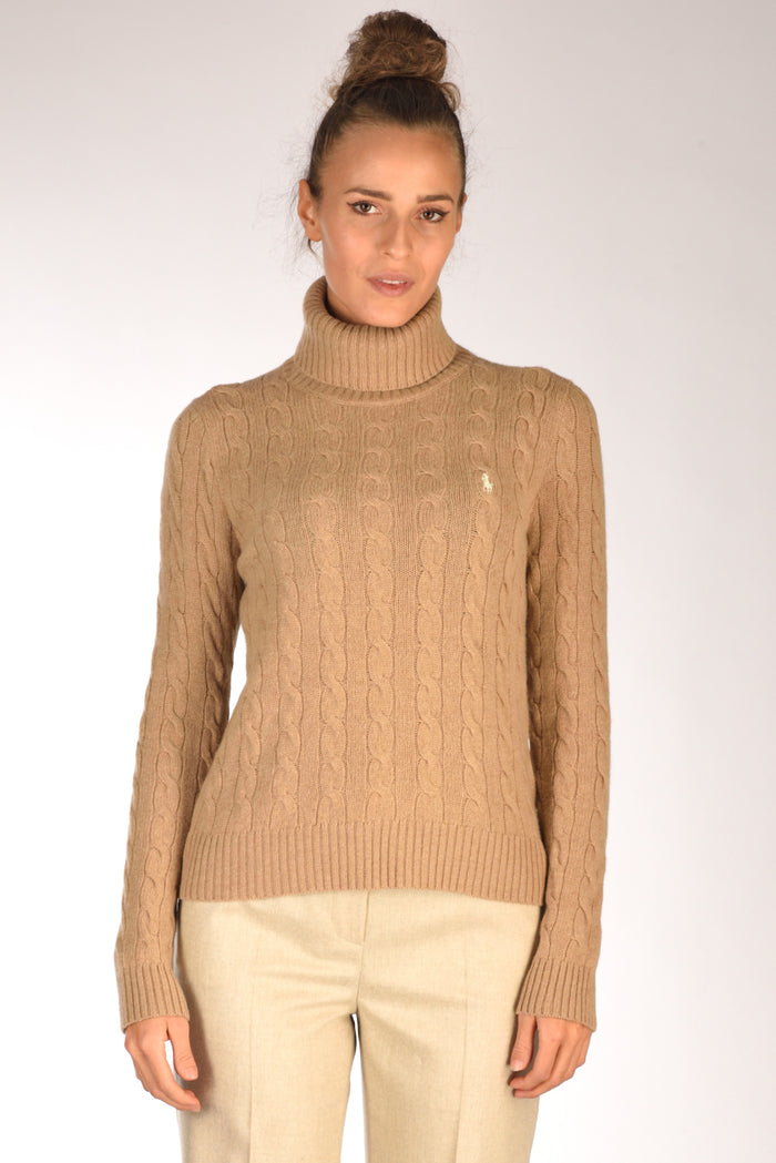 Polo Ralph Lauren Collo Alto Polo Beige Donna - 2