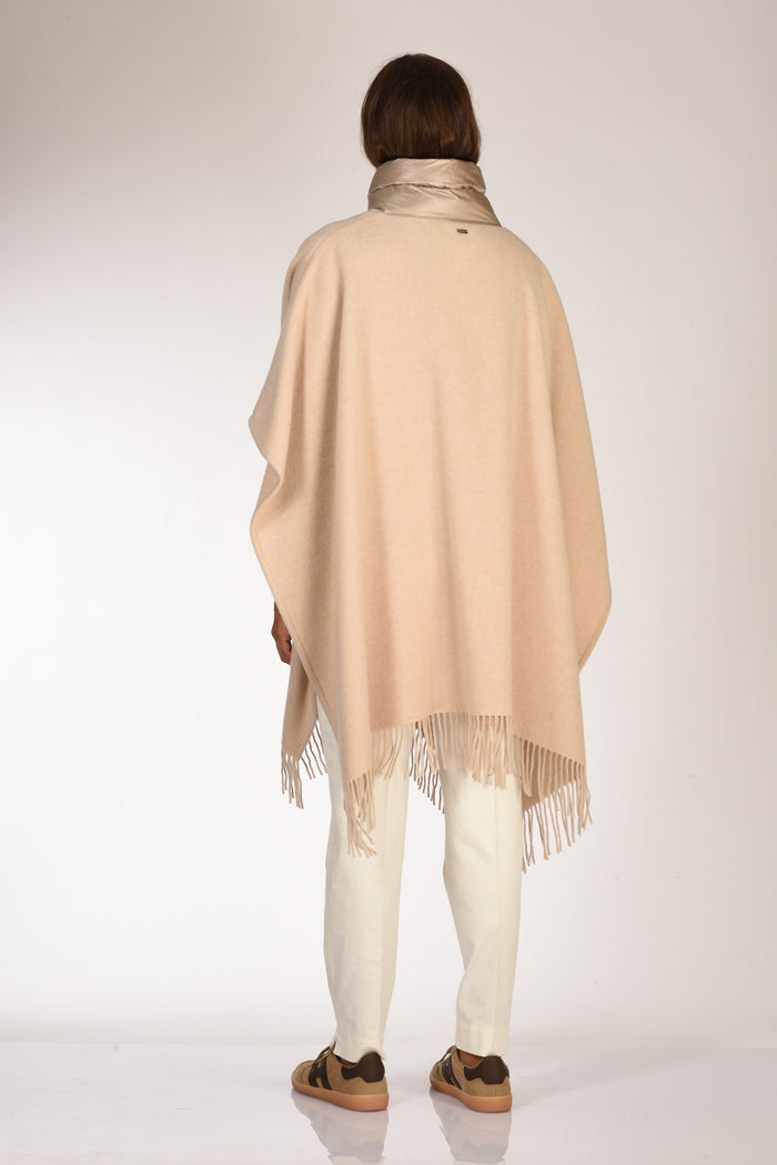 Herno Poncho Warmy Beige Donna - 5