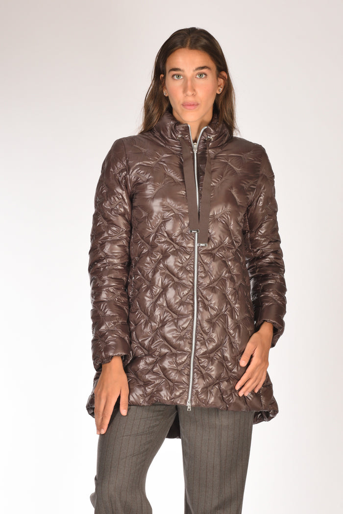 Herno Piumino Zip Marrone Donna - 1