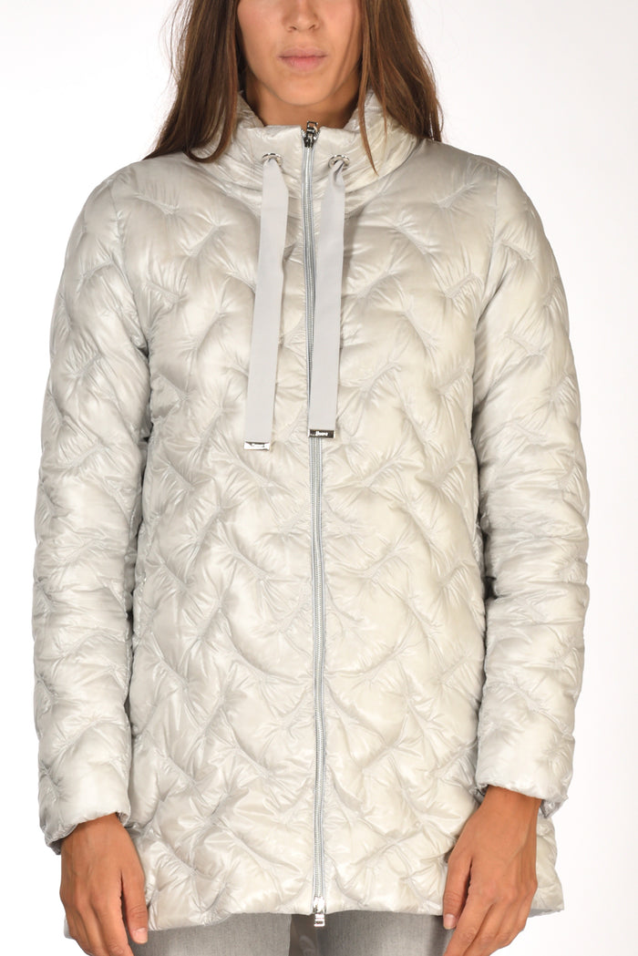 Herno Piumino Zip Grigio Chiarissimo Donna - 3