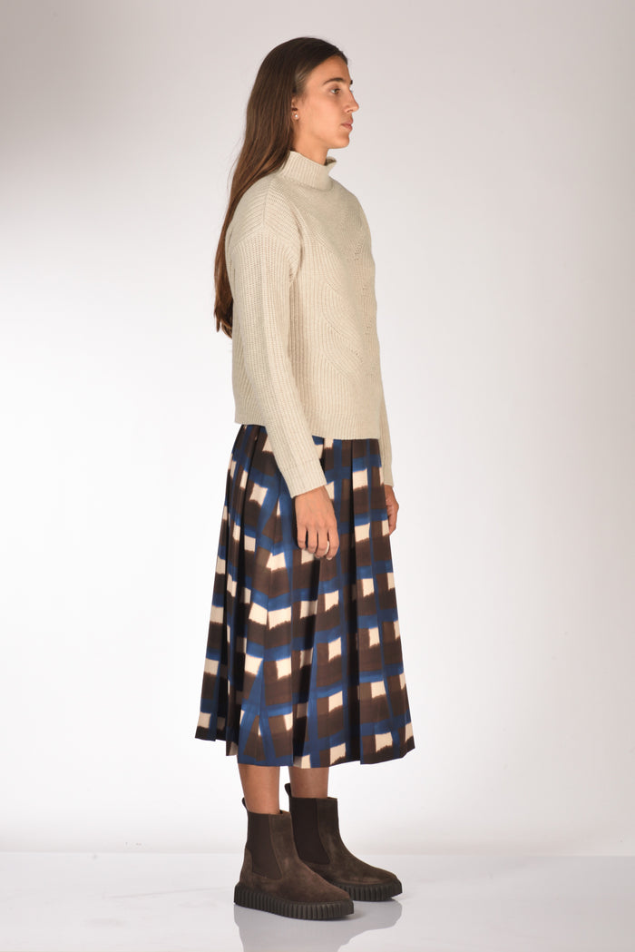 Herno Maglia Lavorata Beige Chiaro Donna - 4