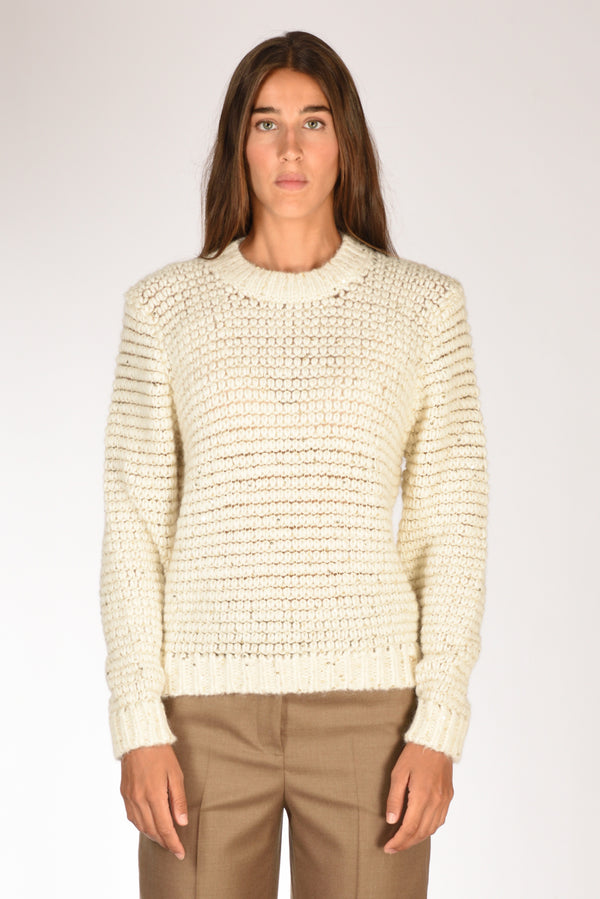 Herno Maglia Lavorata Bianco Donna-2