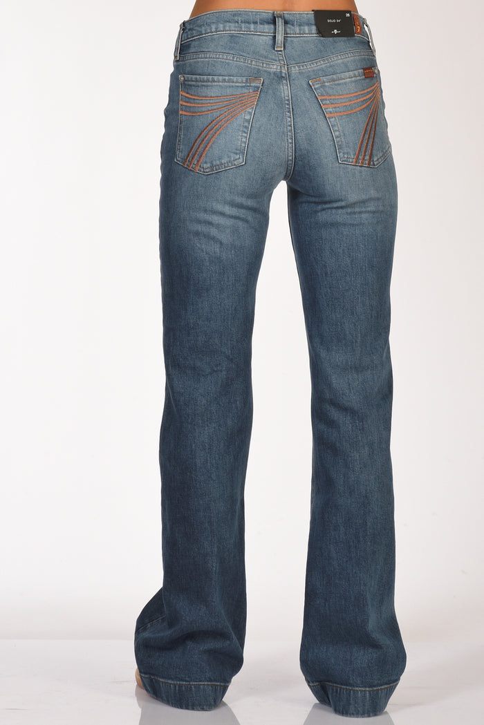 7 For All Mankind Jeans Dojo Blu Donna - 5