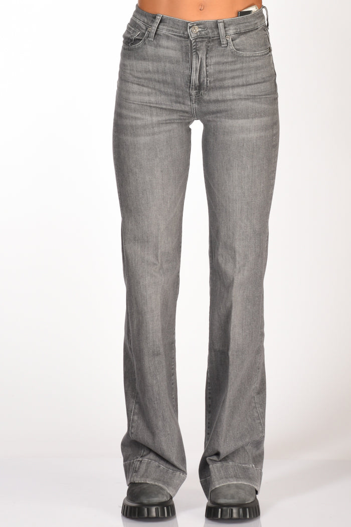 7 For All Mankind Jeans Dojo Grigio Donna - 3