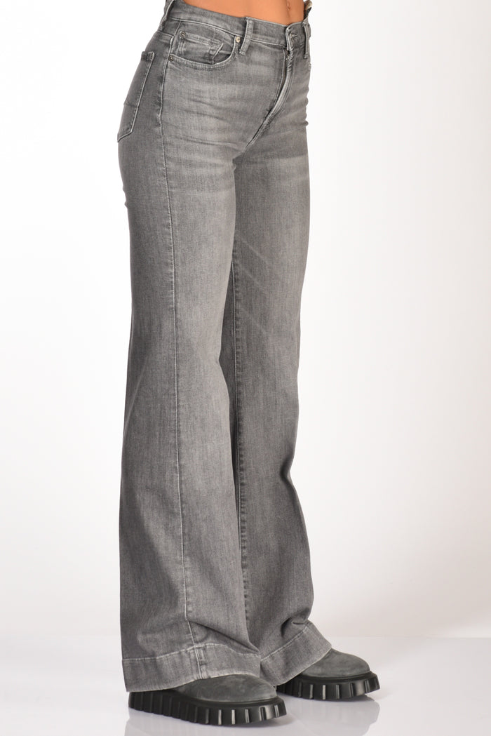 7 For All Mankind Jeans Dojo Grigio Donna - 5