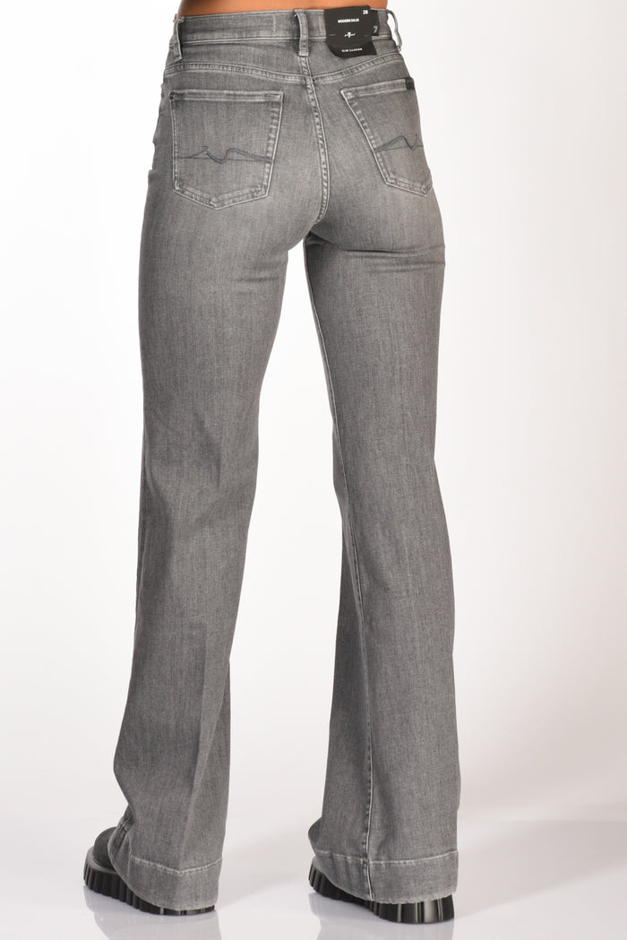 7 For All Mankind Jeans Dojo Grigio Donna - 6