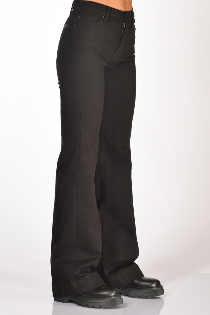 7 For All Mankind Jeans Dojo Nero Donna - 5