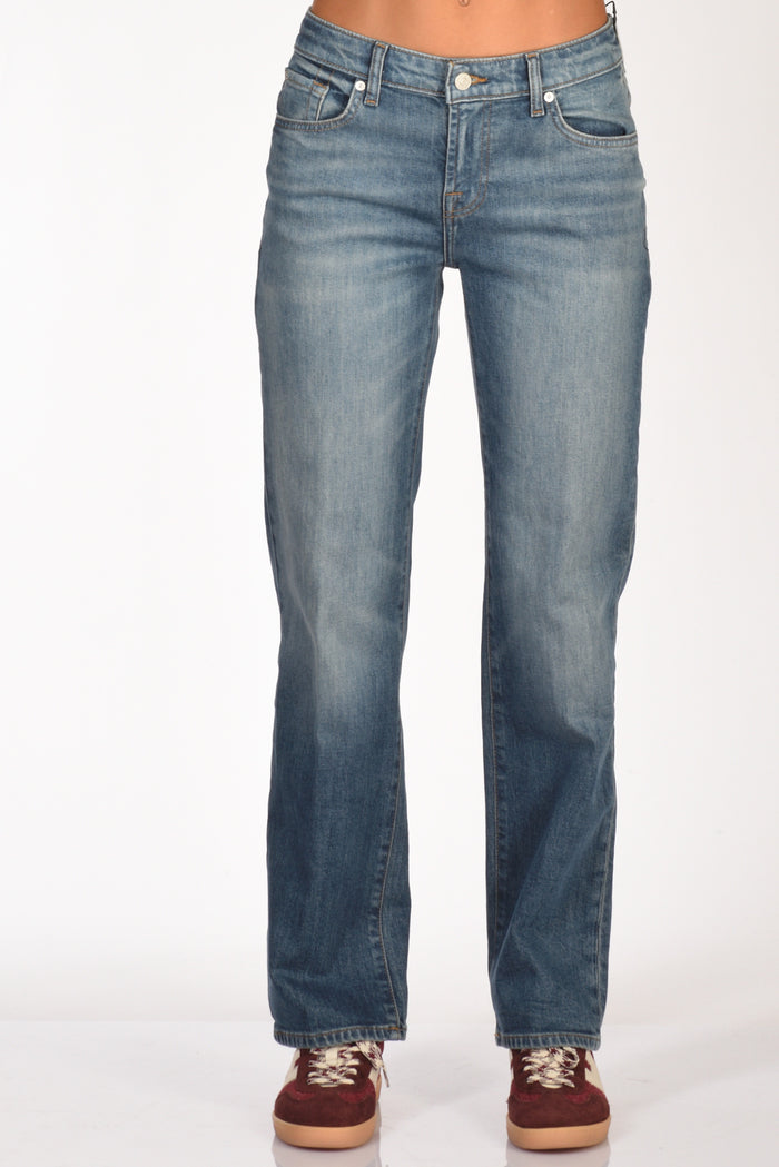 7 For All Mankind Jeans Calie Blu Donna - 3