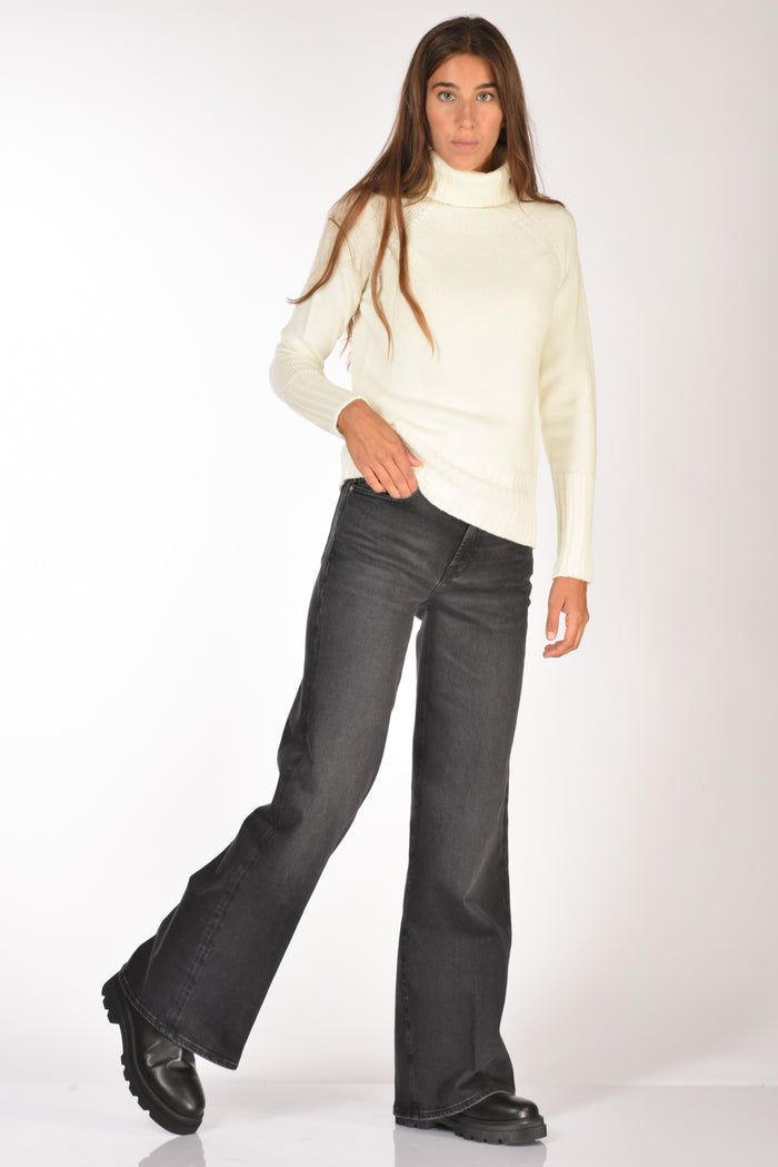 7 For All Mankind Jeans Lotta Grigio Scuro Donna - 2
