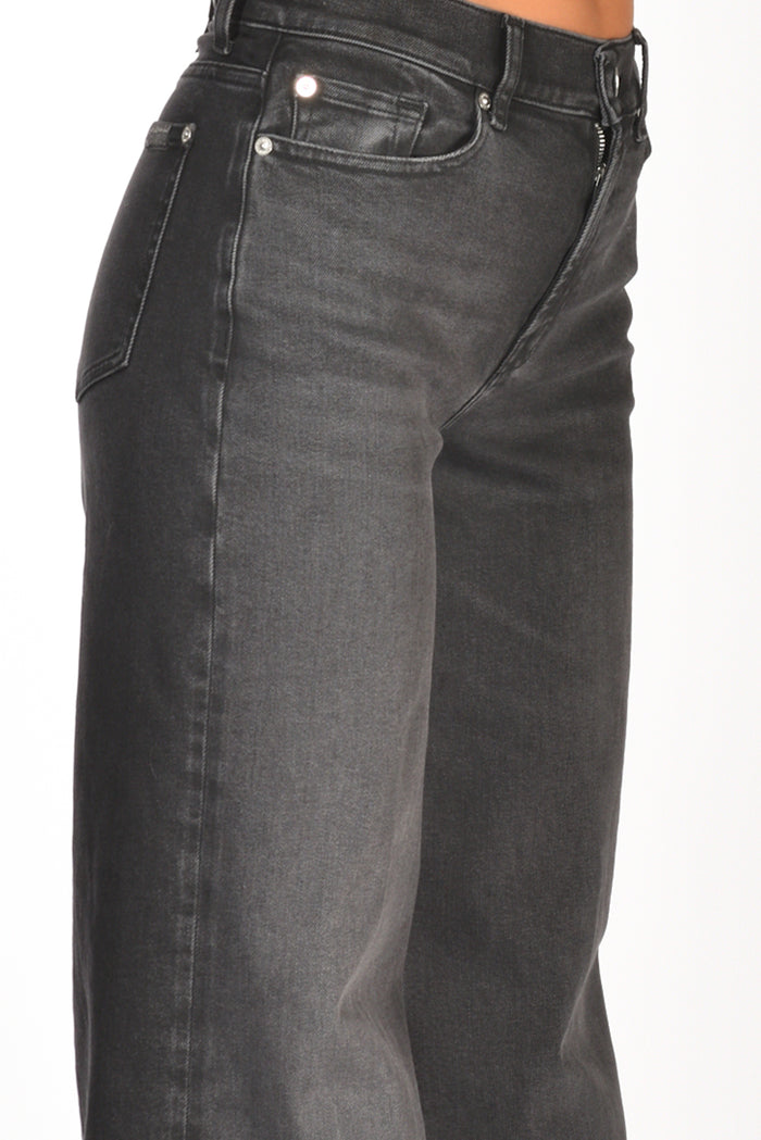 7 For All Mankind Jeans Lotta Grigio Scuro Donna - 4