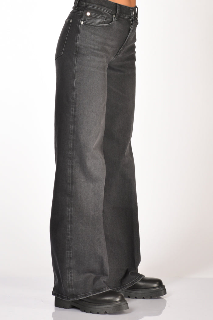 7 For All Mankind Jeans Lotta Grigio Scuro Donna - 5