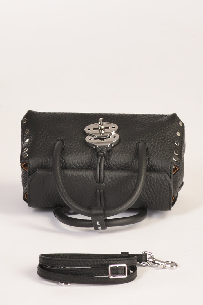 Zanellato Borsa Dotta Baby Nero Donna - 5