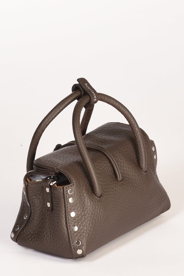 Zanellato Borsa Dotta Baby Marrone Donna - 4