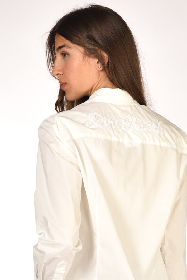 Mc2 Saint Barth Camicia Meredith Bianco Donna