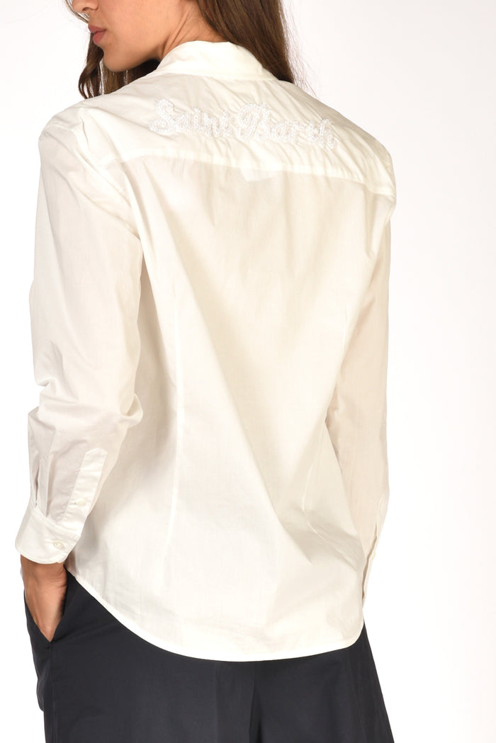 Mc2 Saint Barth Camicia Meredith Bianco Donna - 3