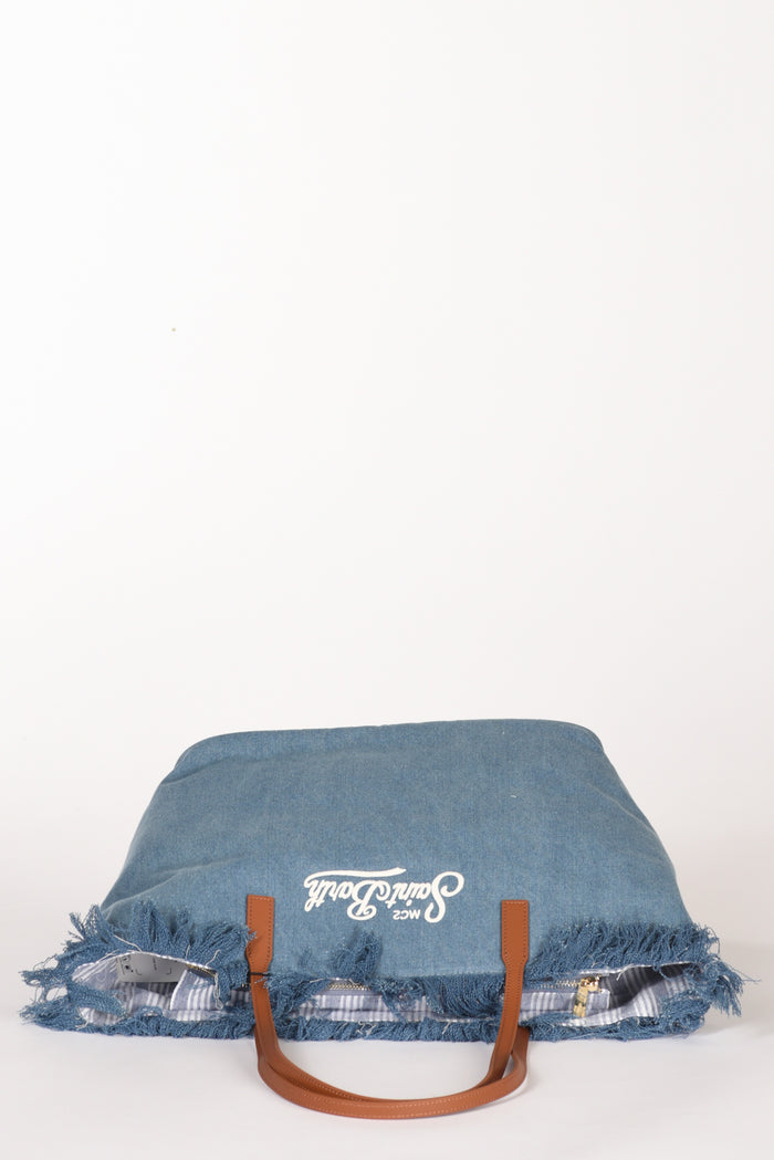 Mc2 Saint Barth Borsa City Bag Blu Jeans Donna - 5