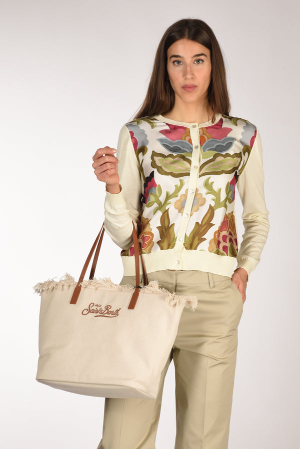 Mc2 Saint Barth Borsa City Bag Beige Chiaro/marrone Chiaro Donna-2
