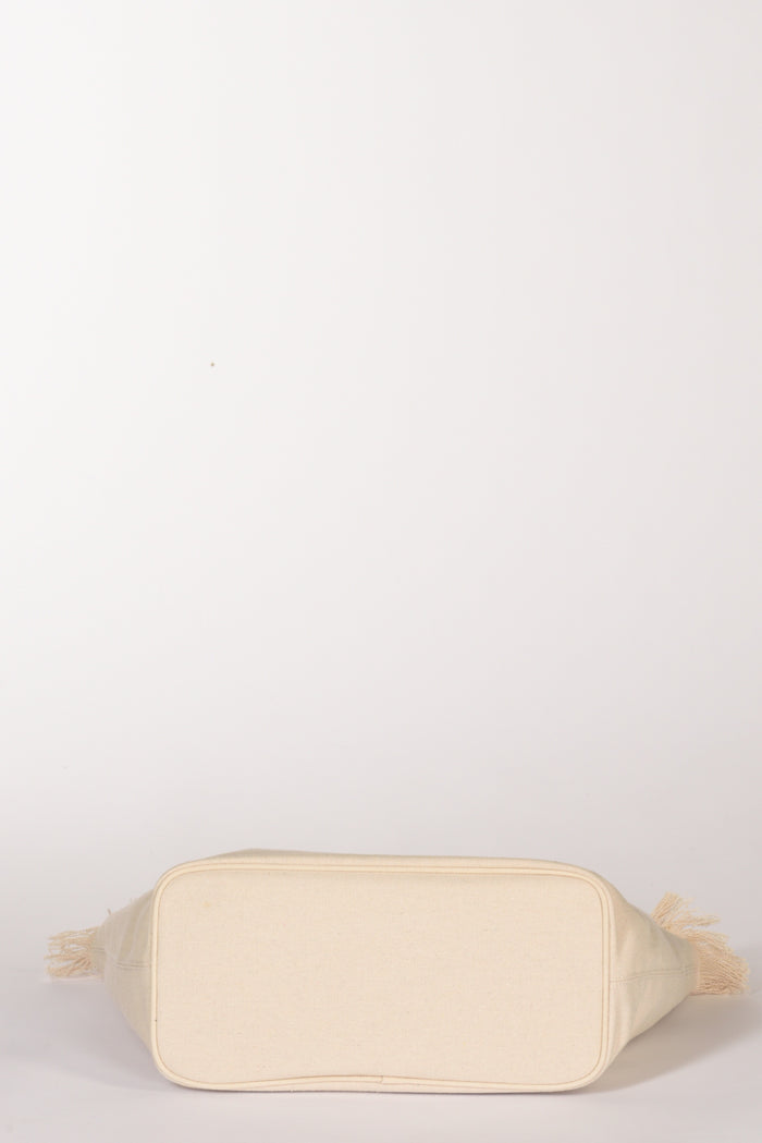 Mc2 Saint Barth Borsa City Bag Beige Chiaro/marrone Chiaro Donna - 7