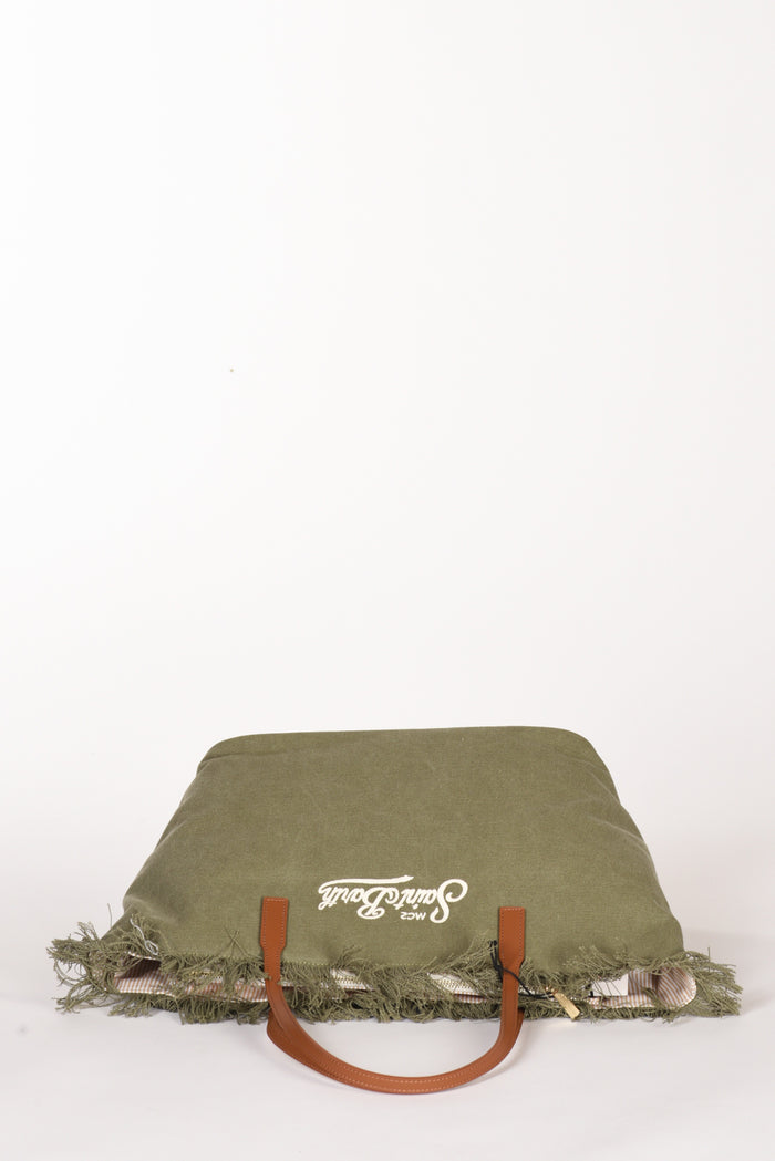 Mc2 Saint Barth Borsa City Bag Verde/marrone Donna - 6