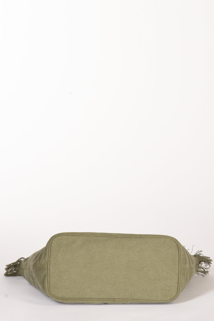 Mc2 Saint Barth Borsa City Bag Verde/marrone Donna - 7