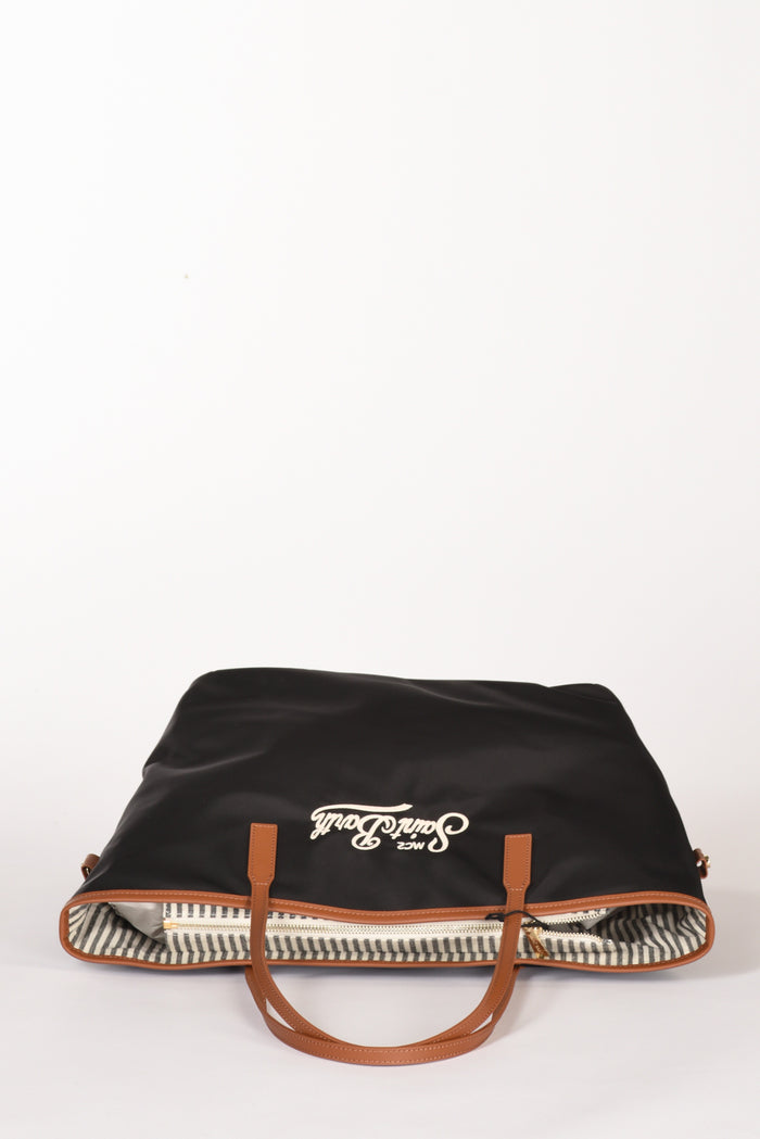 Mc2 Saint Barth Borsa City Bag Nero/marrone Chiaro Donna - 6