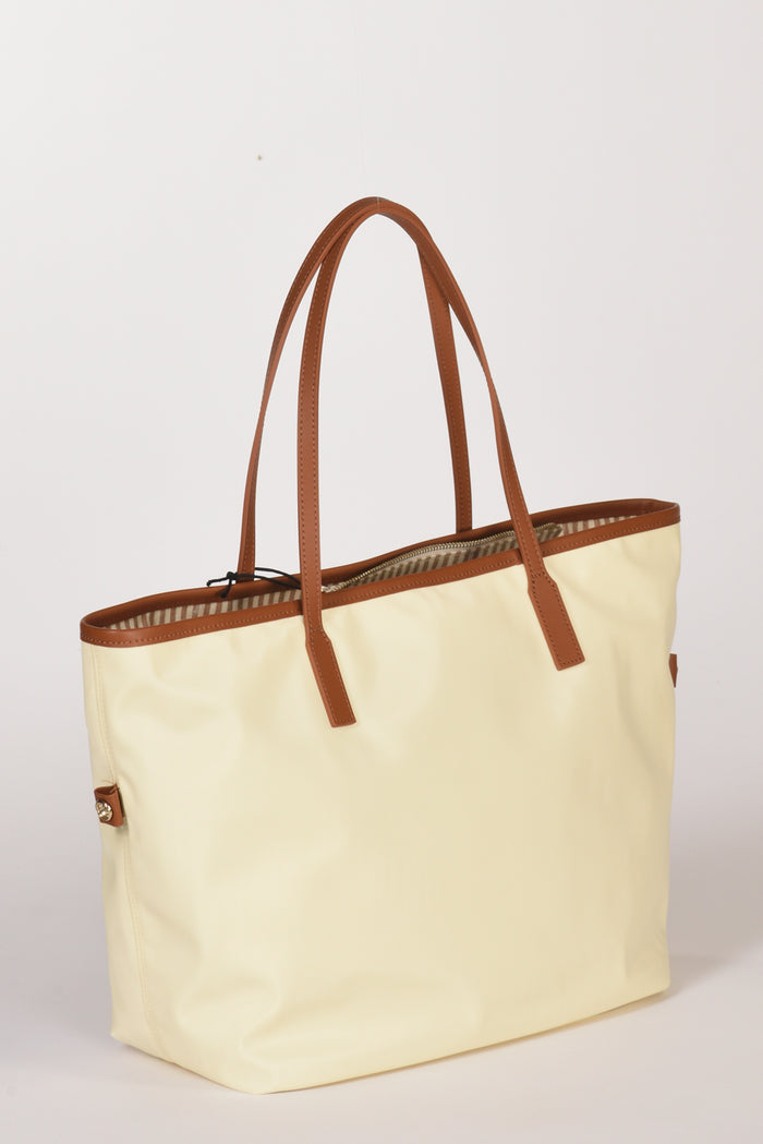 Mc2 Saint Barth Borsa City Bag Beige Chiaro/marrone Chiaro Donna - 5