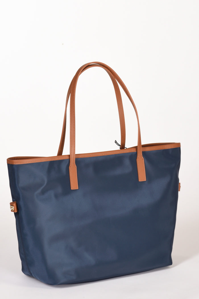 Mc2 Saint Barth Borsa City Bag Blu/marrone Donna - 5