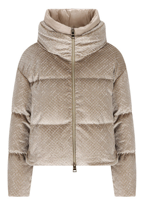 Herno Piumino Velvet Beige Donna - 1