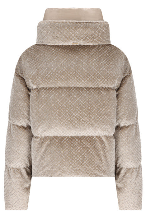 Herno Piumino Velvet Beige Donna - 2