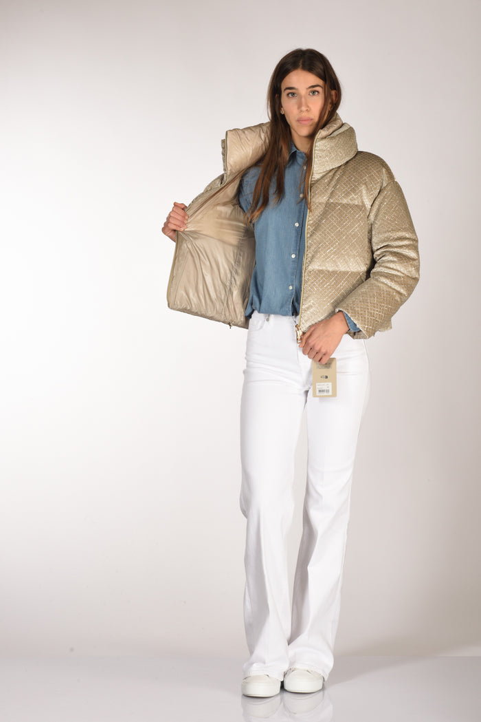 Herno Piumino Velvet Beige Donna - 6