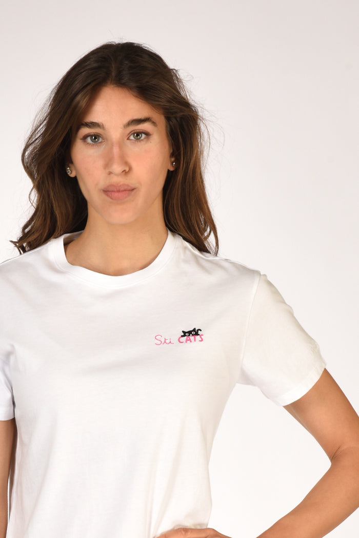 Mc2 Saint Barth Tshirt Emilie Bianco Donna - 1