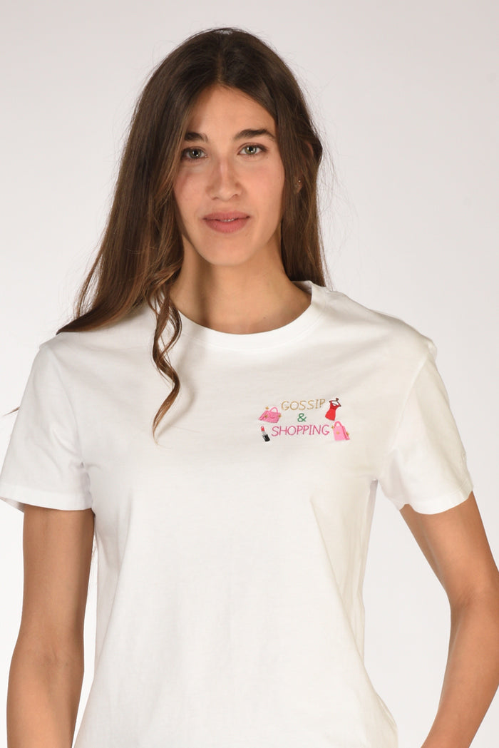 Mc2 Saint Barth Tshirt Emilie Bianco Donna - 1