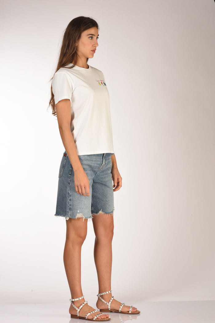 Mc2 Saint Barth Tshirt Emilie Bianco Donna - 4