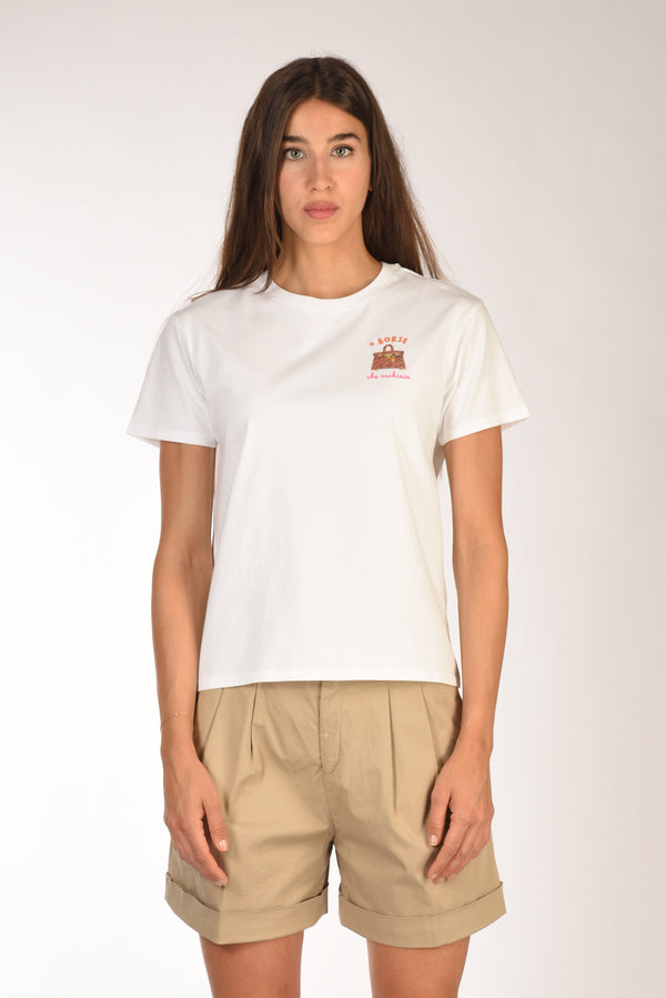 Mc2 Saint Barth Tshirt Emilie Bianco Donna-2