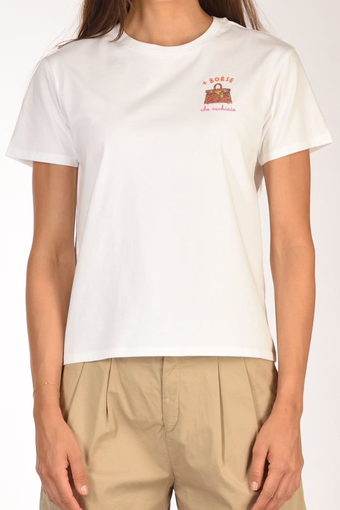 Mc2 Saint Barth Tshirt Emilie Bianco Donna - 3