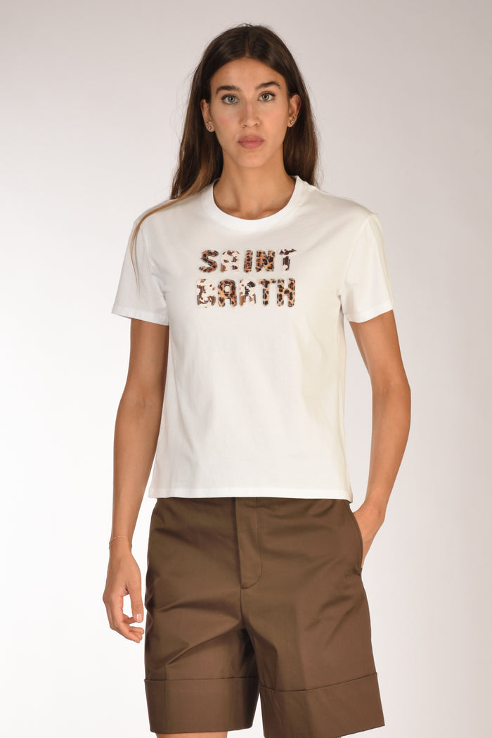 Mc2 Saint Barth Tshirt Emilie Bianco Donna - 1