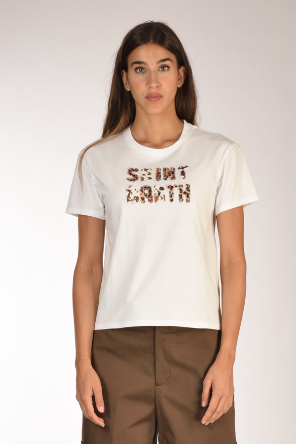 Mc2 Saint Barth Tshirt Emilie Bianco Donna-2