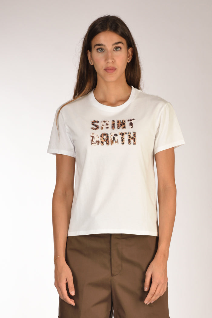 Mc2 Saint Barth Tshirt Emilie Bianco Donna - 2