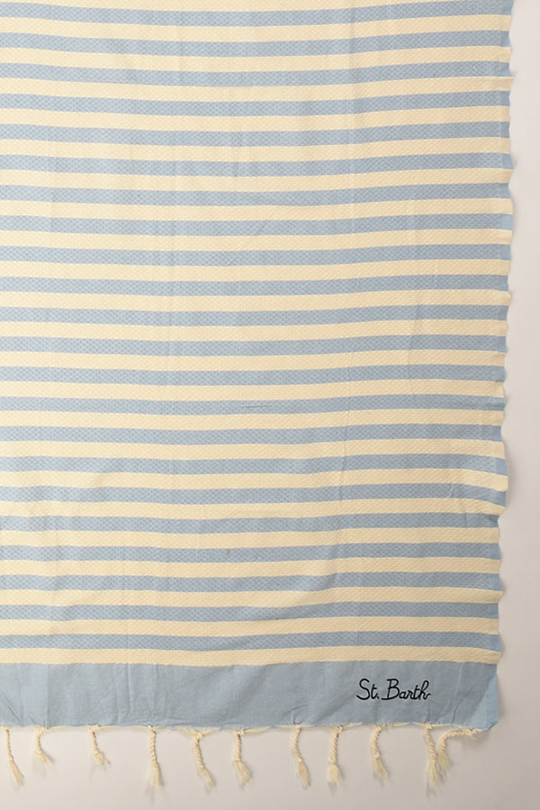 Mc2 Saint Barth Telo Mare Foutas Azzurro Donna-2