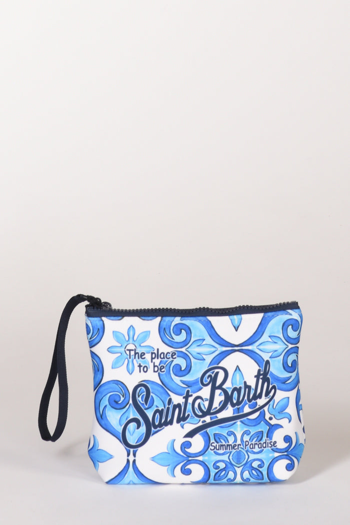 Mc2 Saint Barth Pochette Aline Bianco/azzurro/blu Donna - 1