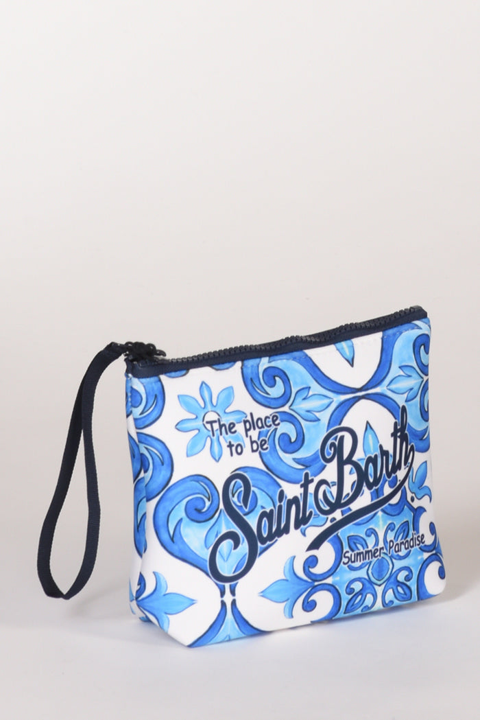 Mc2 Saint Barth Pochette Aline Bianco/azzurro/blu Donna - 3