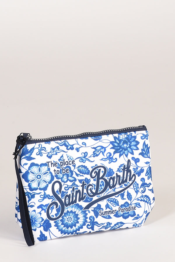 Mc2 Saint Barth Pochette Aline Bianco/blu Donna-2