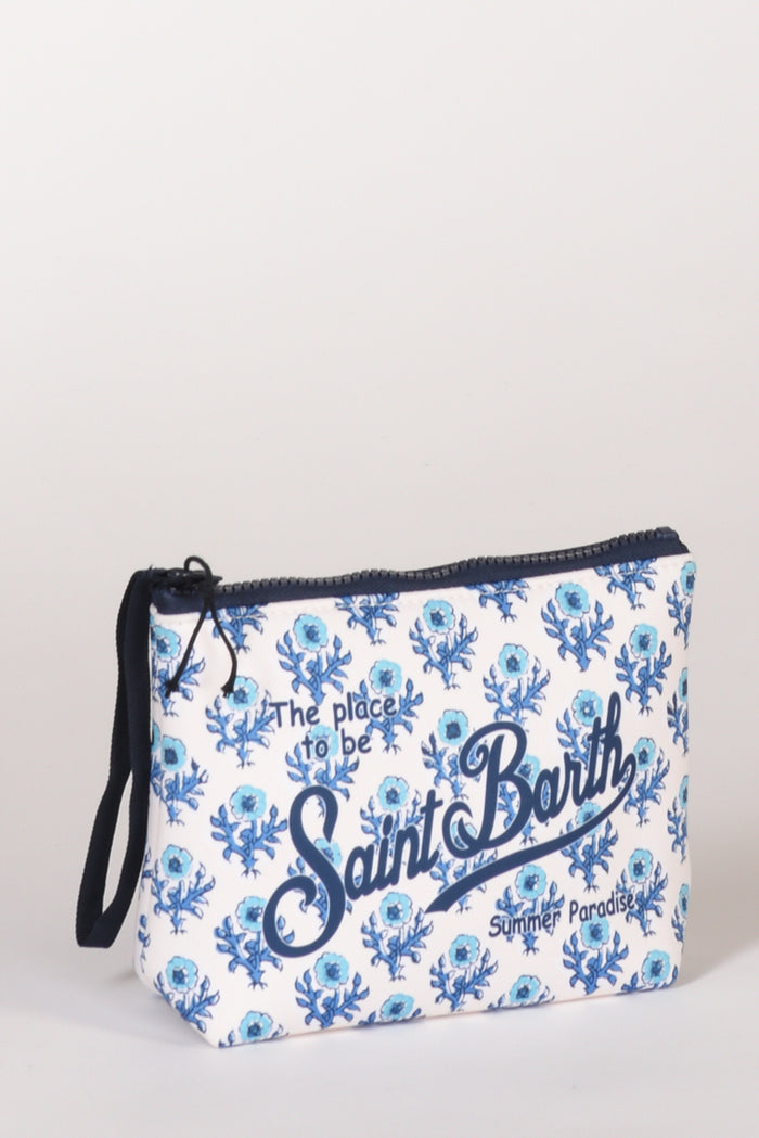 Mc2 Saint Barth Pochette Aline Bianco/azzurro/blu Donna - 3