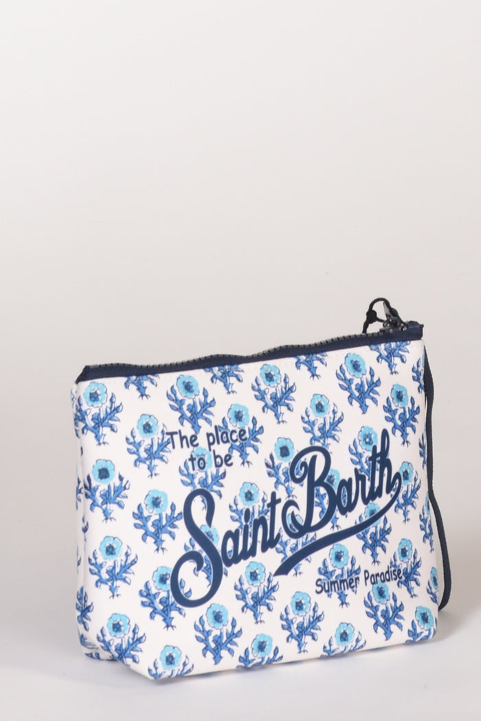 Mc2 Saint Barth Pochette Aline Bianco/azzurro/blu Donna - 4