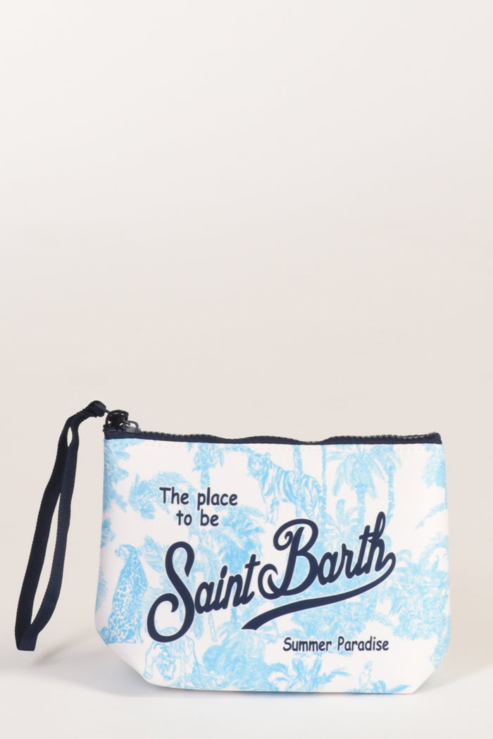 Mc2 Saint Barth Pochette Aline Bianco/azzurro Donna - 1