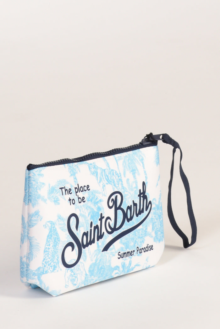 Mc2 Saint Barth Pochette Aline Bianco/azzurro Donna - 3