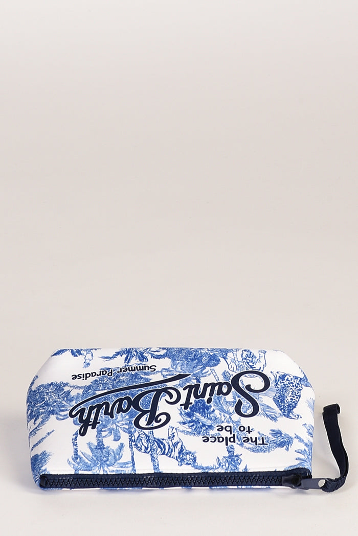 Mc2 Saint Barth Pochette Aline Bianco/blu Chiaro Donna - 5